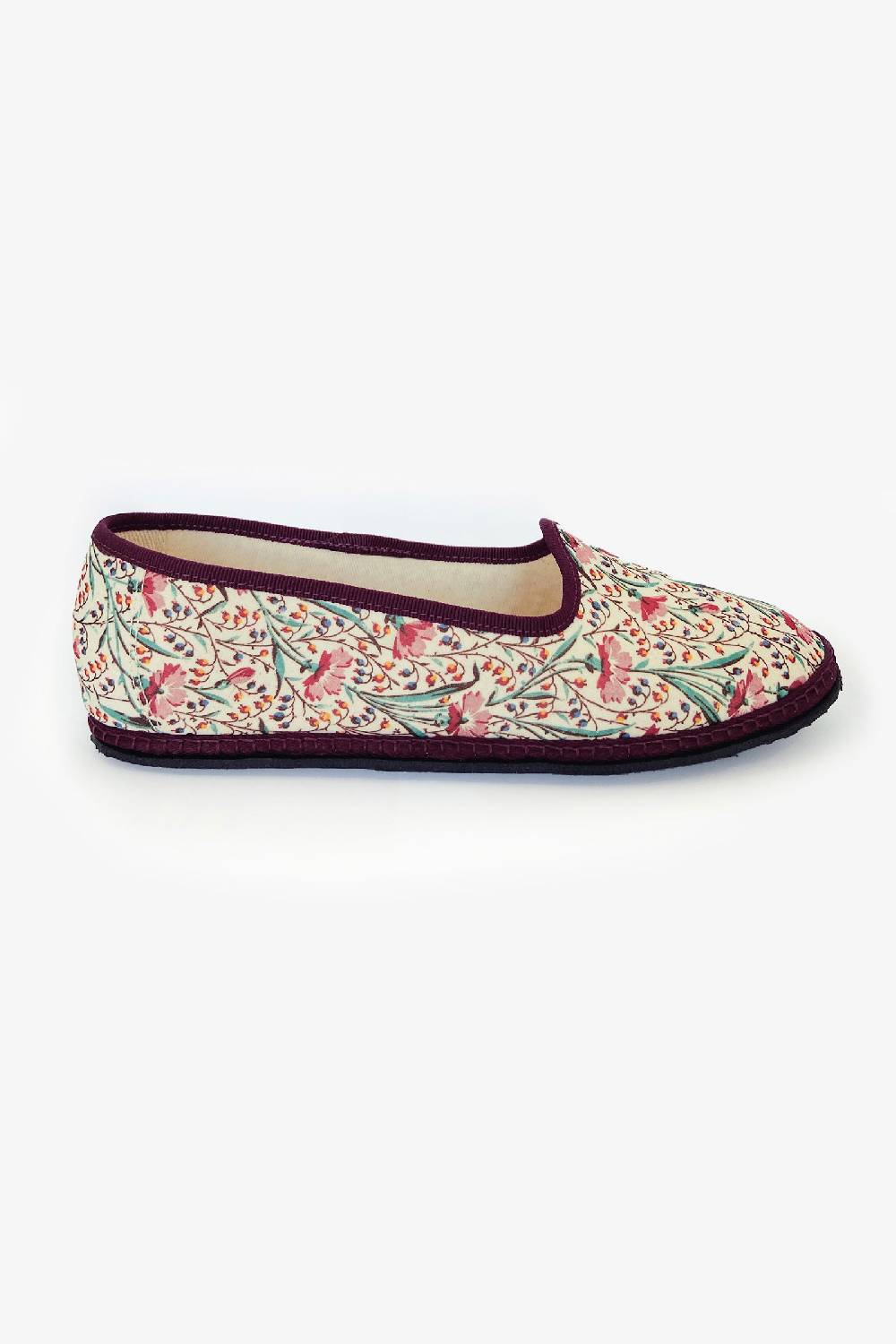 Kristina Ti DALIA - Silk furlana slipper In Saldo