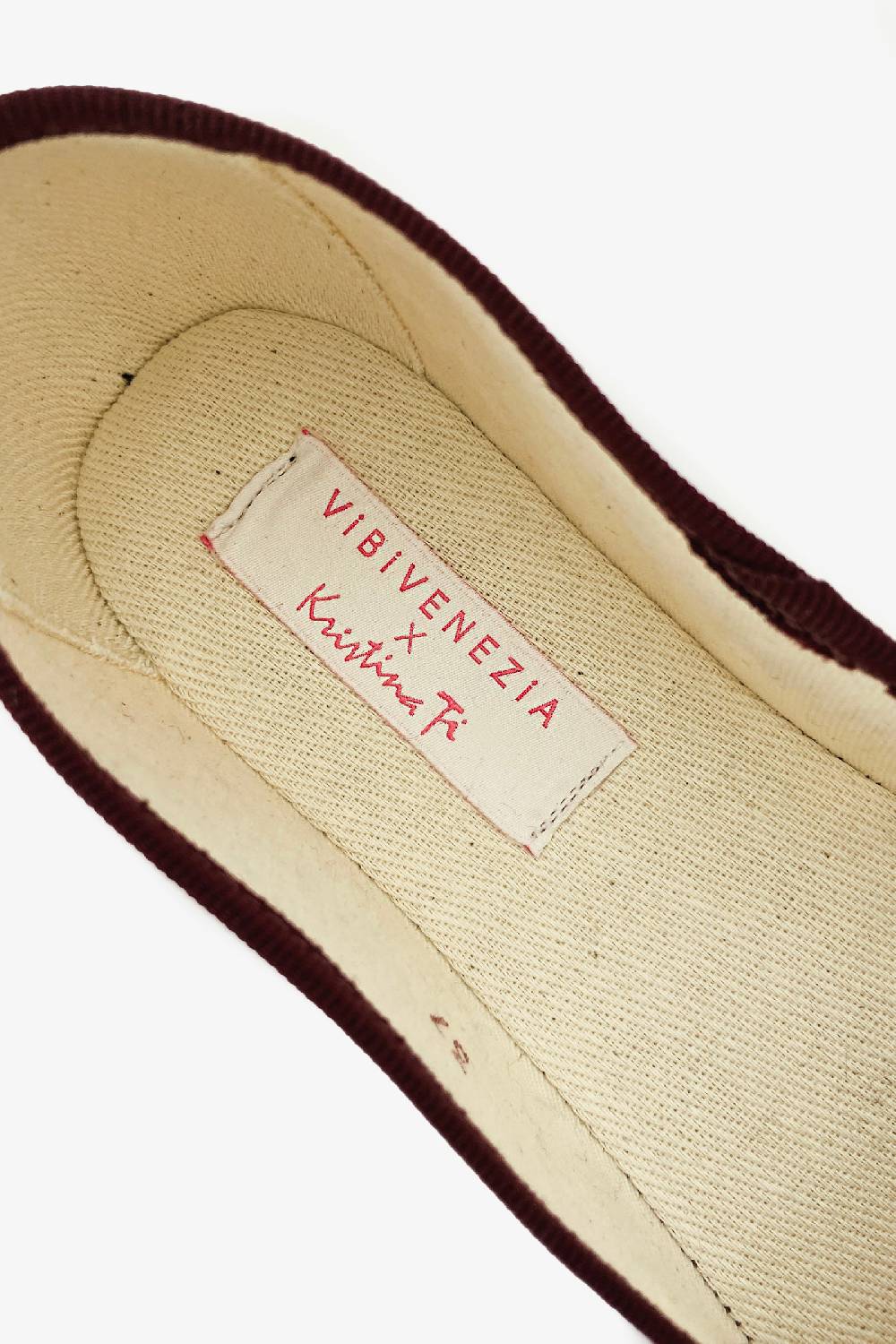 Kristina Ti DALIA - Silk furlana slipper In Saldo