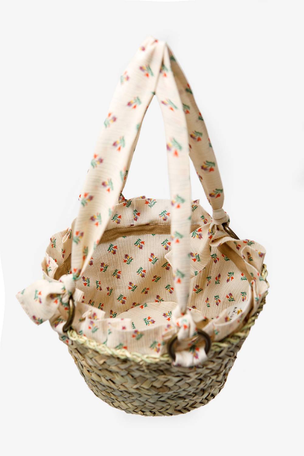 Kristina Ti CAPRI - Microflower mini straw bag Economico