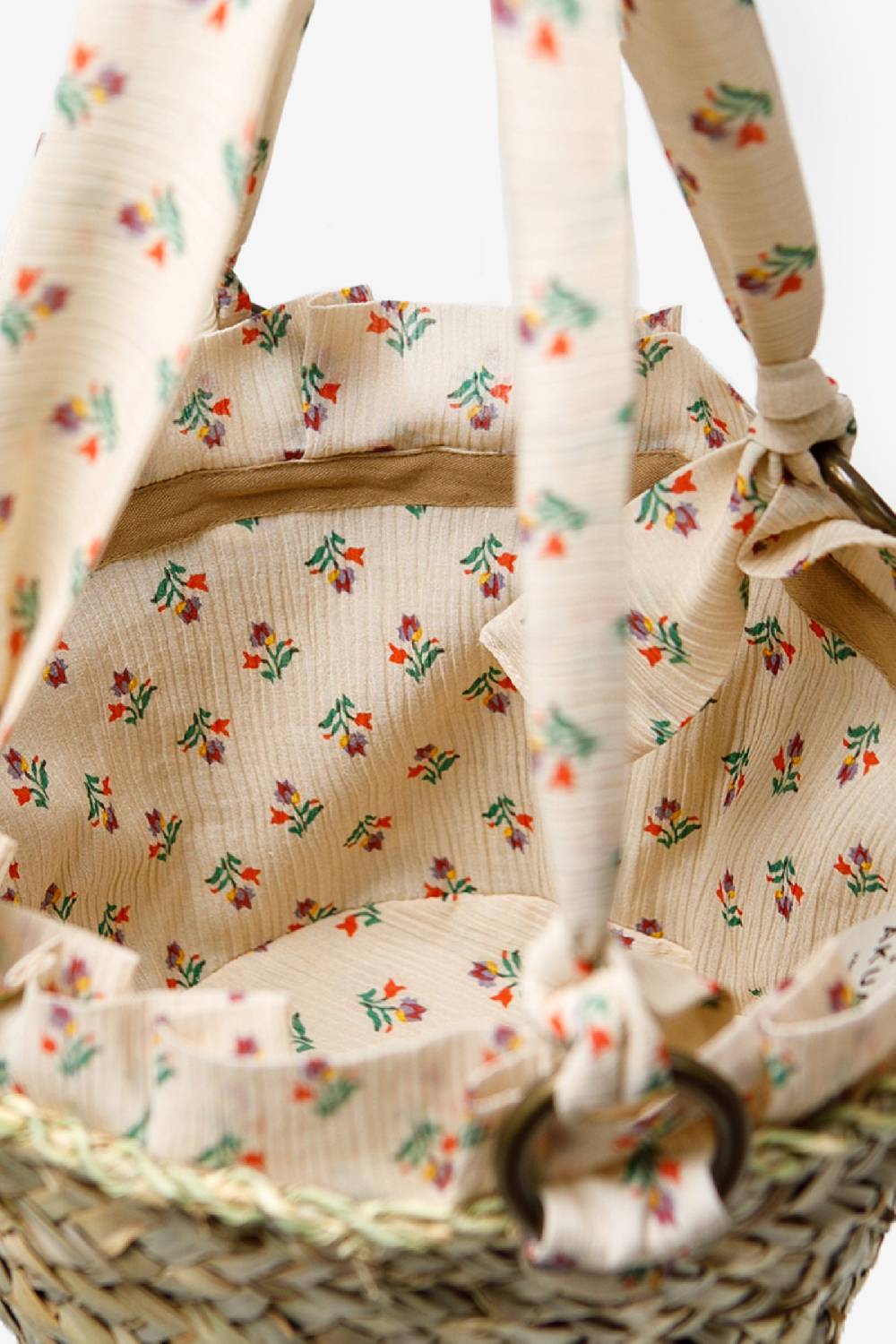 Kristina Ti CAPRI - Microflower mini straw bag Economico