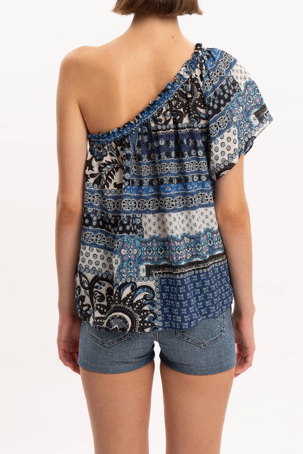 Kristina Ti CLARA - One shoulder blouse Vintage Prezzo Ridotto