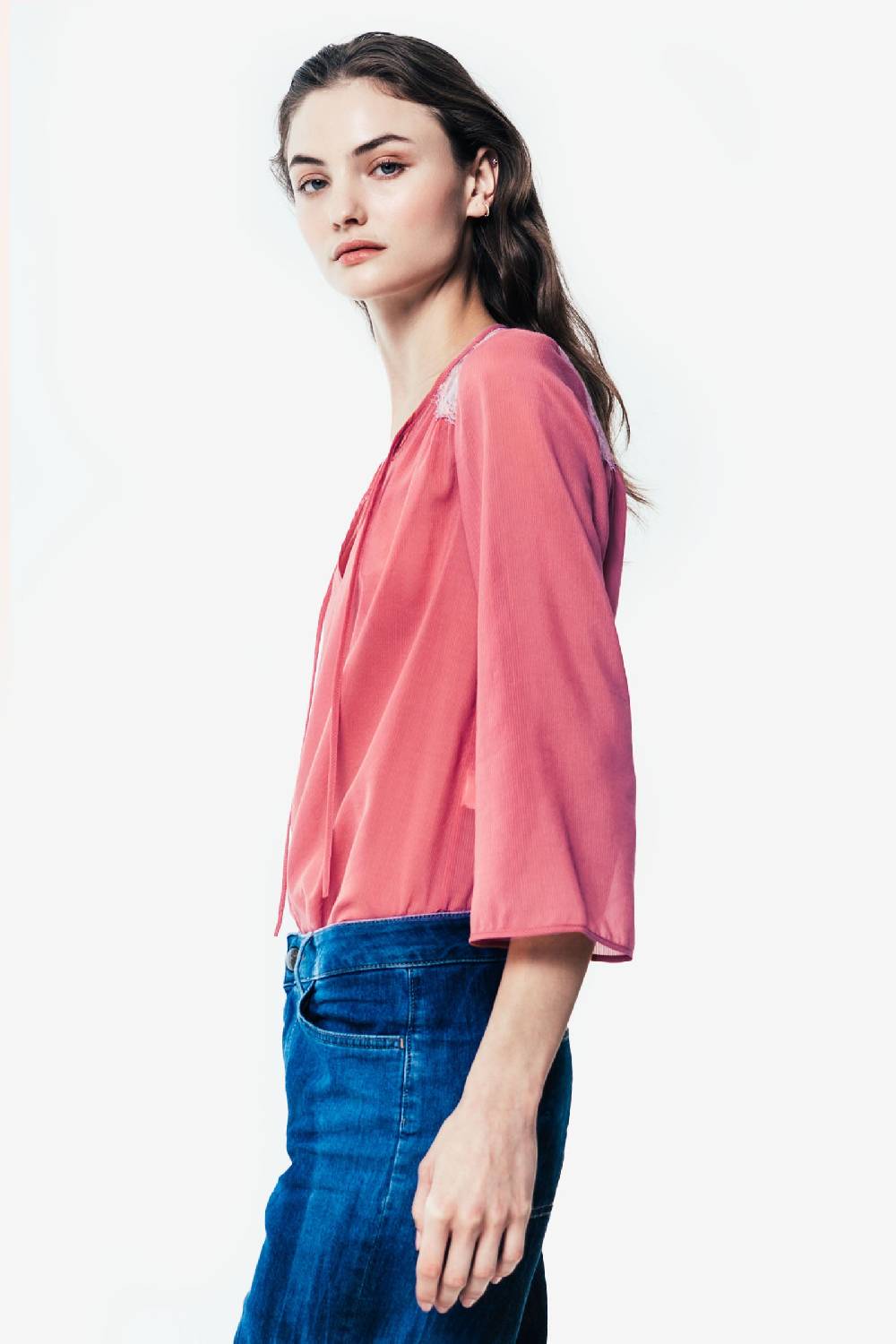 Kristina Ti SOFIA - Blouse with lace Vendite Flash