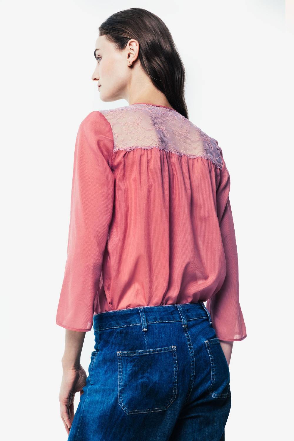 Kristina Ti SOFIA - Blouse with lace Vendite Flash