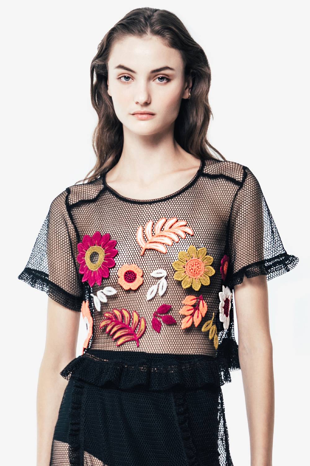 Kristina Ti ALINA - Mesh blouse Negozio