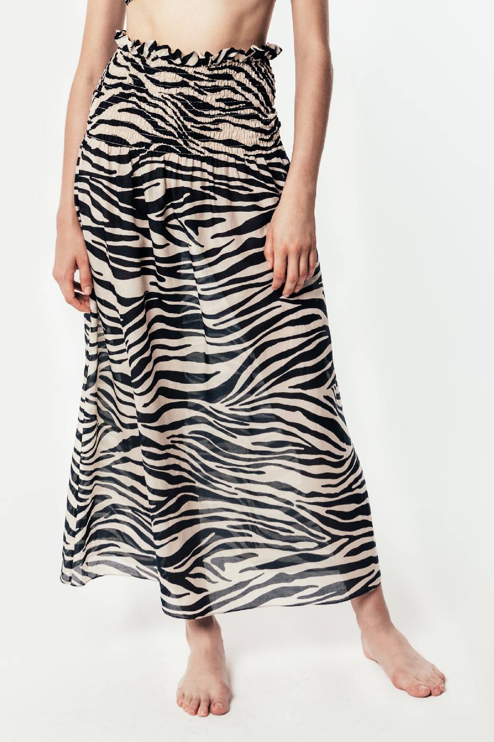 Kristina Ti MARCELA - Long animalier skirt Online