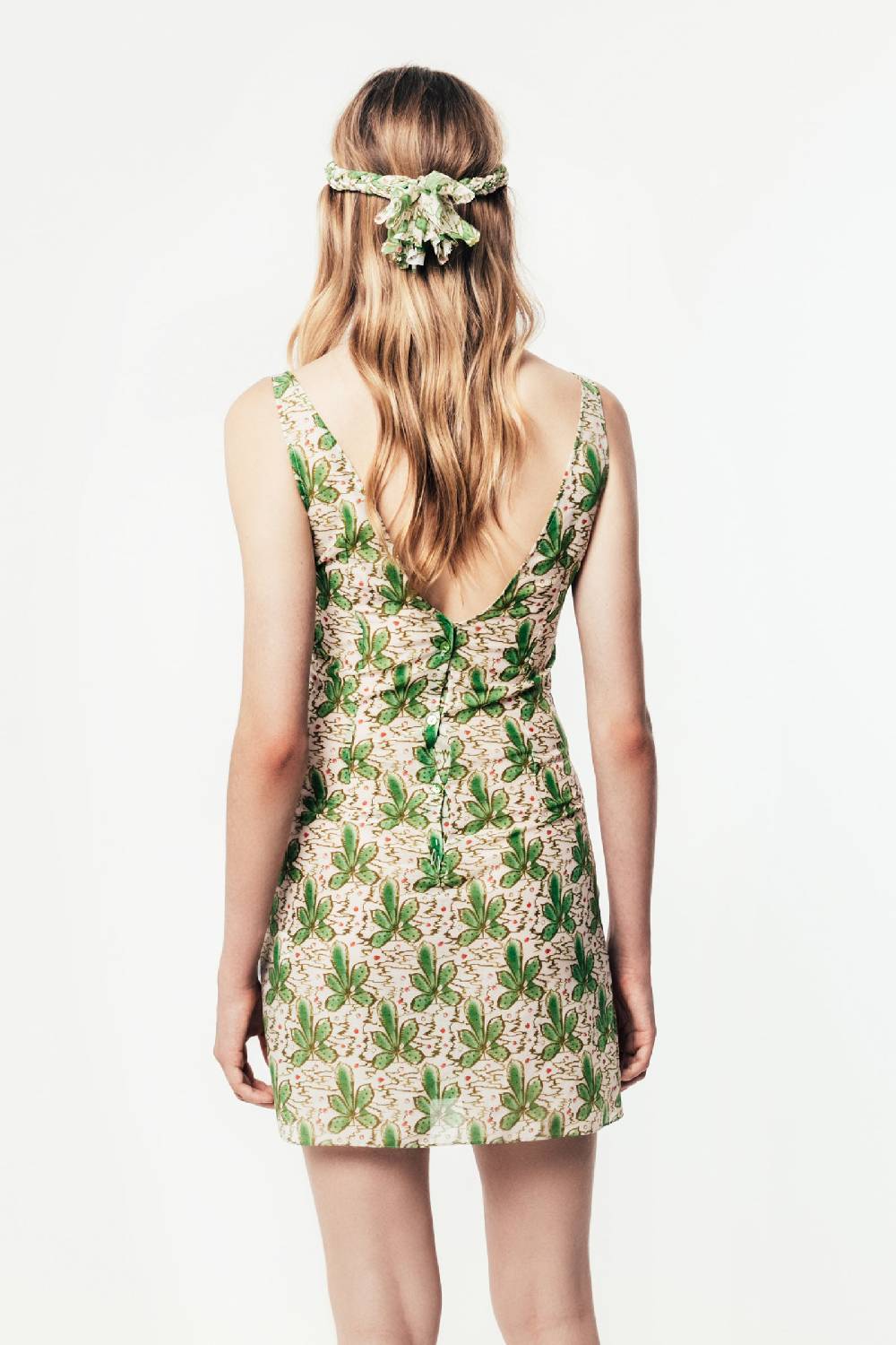 Kristina Ti ANTIGUA - Mini tropical dress In Vendita