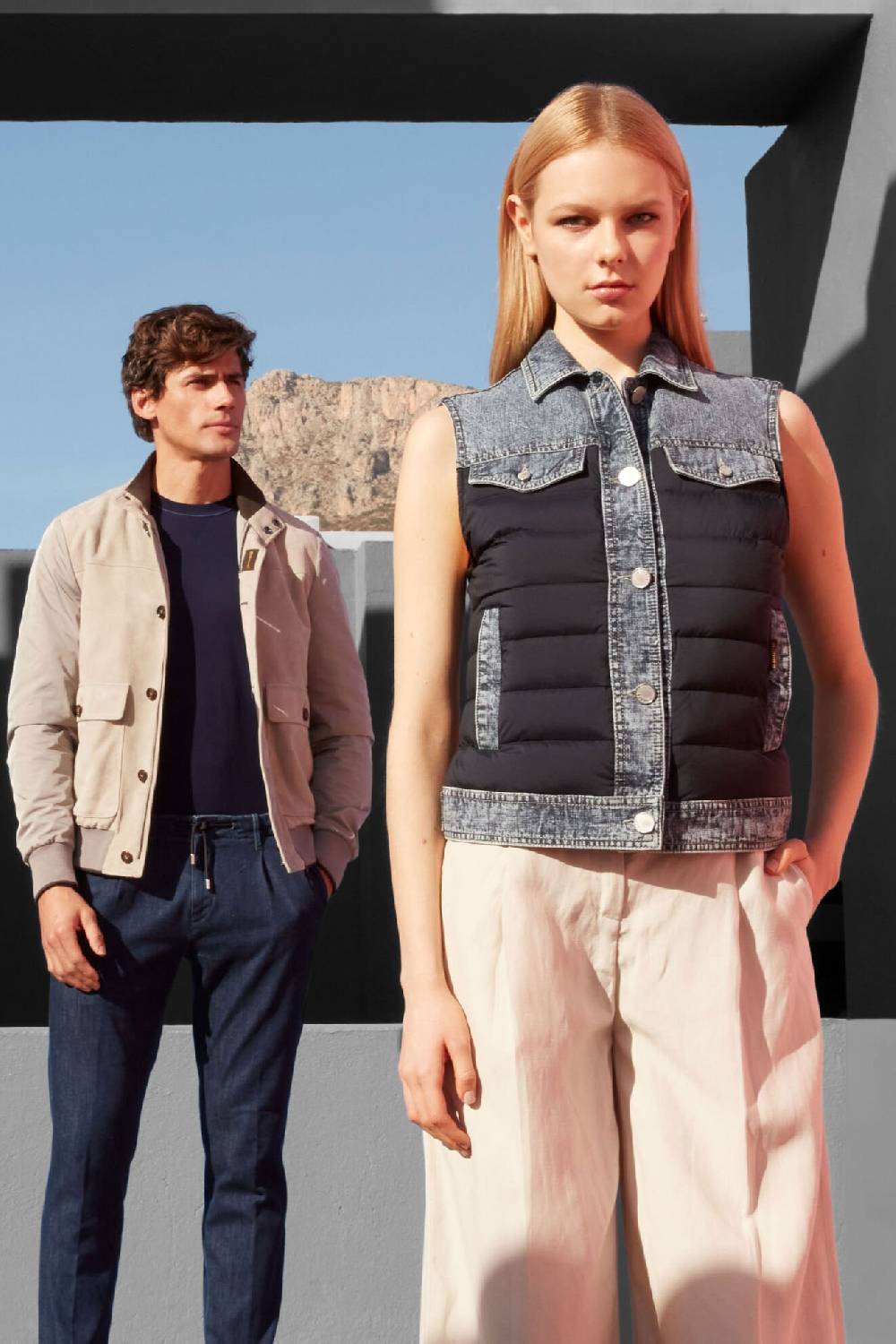 Moorer Gilet PEPPER-01X DARK BLU Offerta