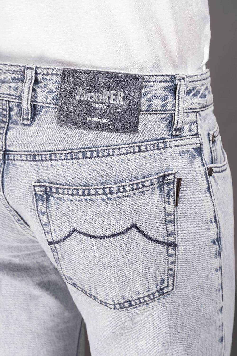 Moorer Pantaloni PAVEL-34 BLU Acquista Ora
