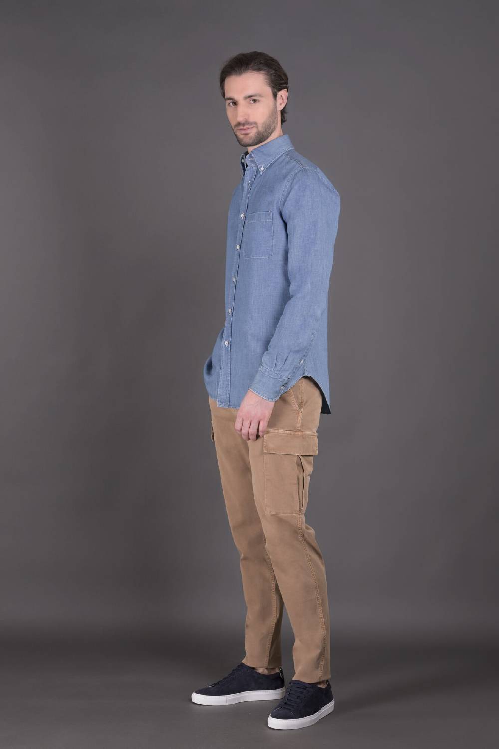 Moorer Camicie ROLF-67 BLU Sottocosto