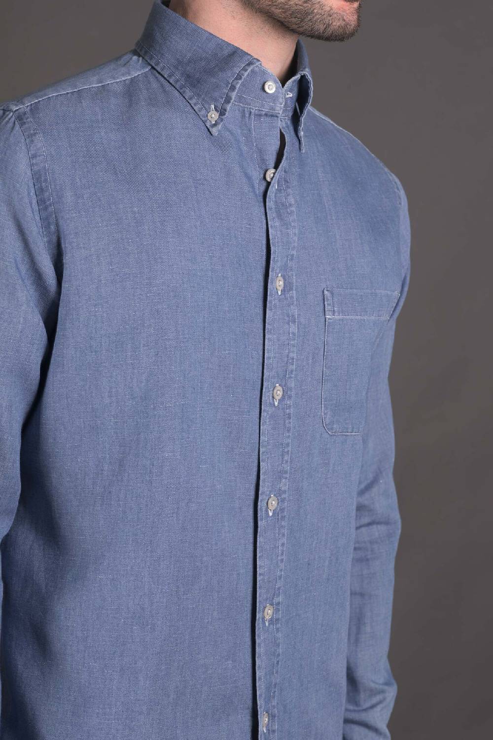 Moorer Camicie ROLF-67 BLU Sottocosto
