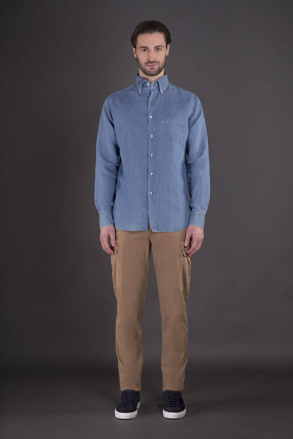Moorer Camicie ROLF-67 BLU Sottocosto