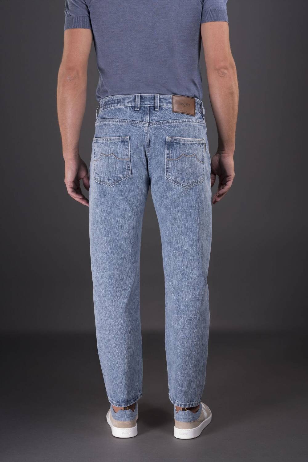 Moorer Pantaloni WOODY-10 DENIM Vendita Economica