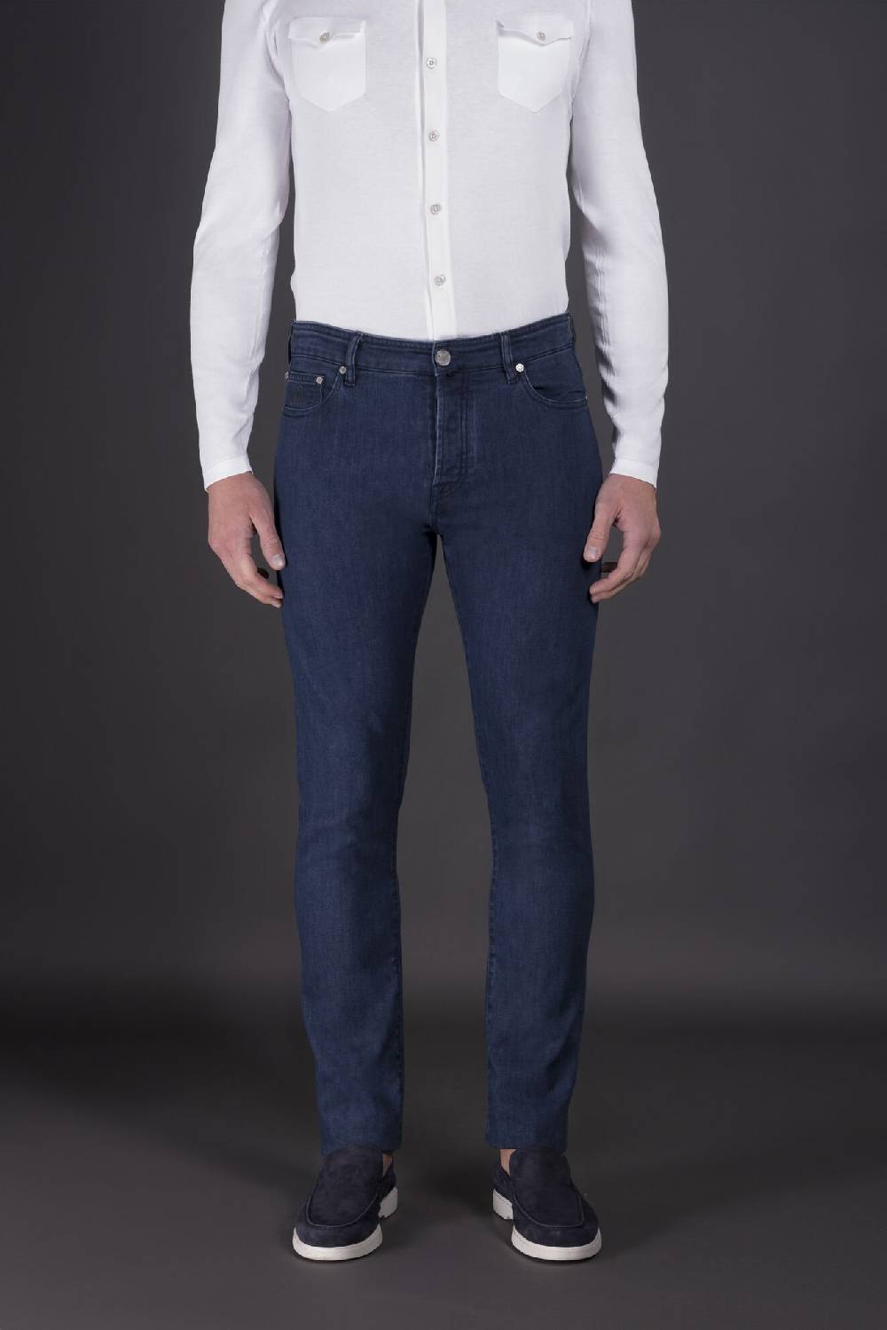 Moorer Pantaloni PAVEL-919 WASHING W1 Saldi Di Fabbrica