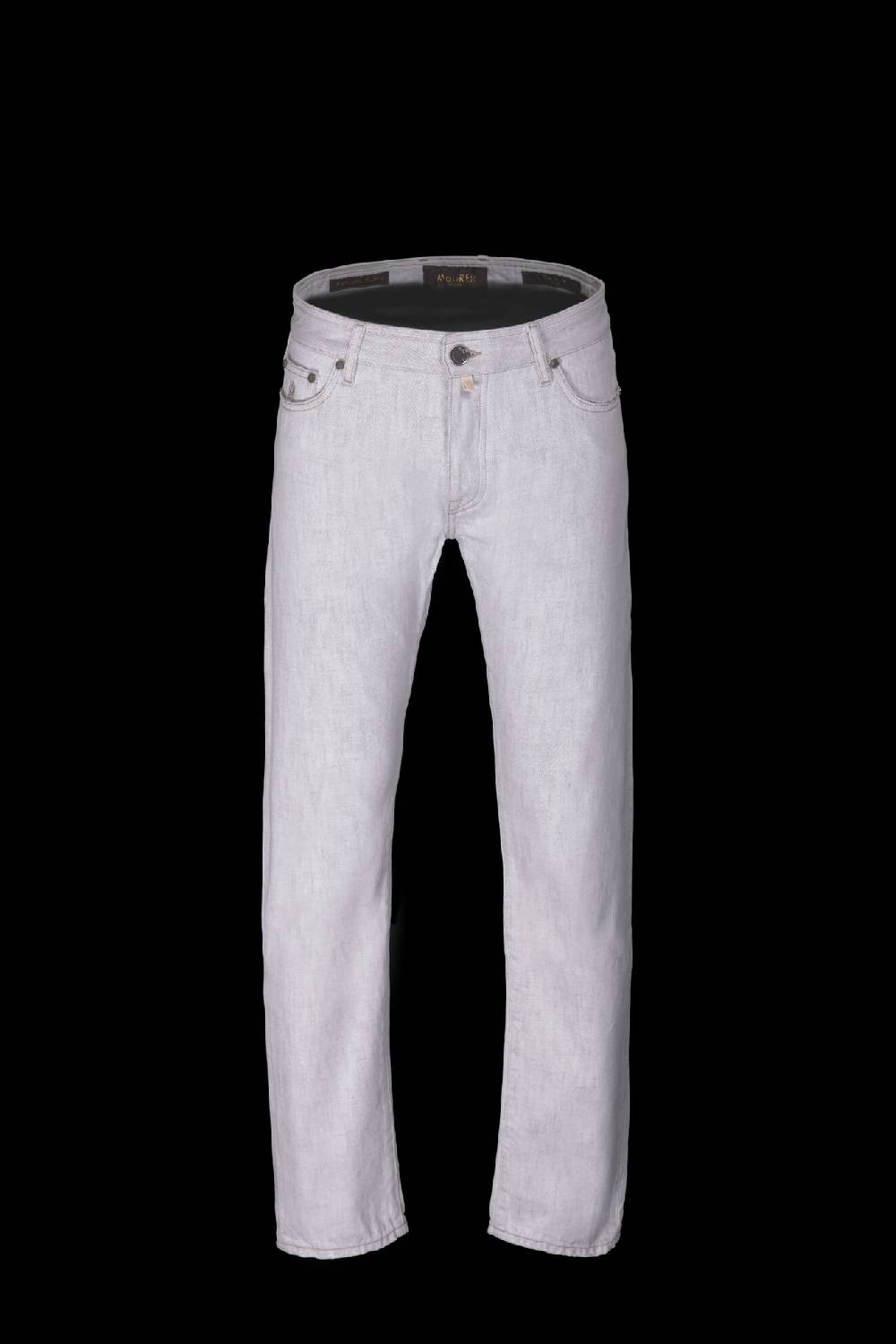 Moorer Pantaloni PAVEL-73 WHITE In Saldo