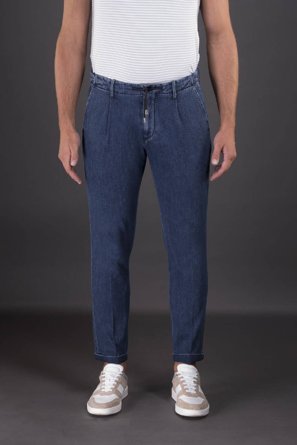 Moorer Pantaloni WILTON-32 LIGHT DENIM 2025