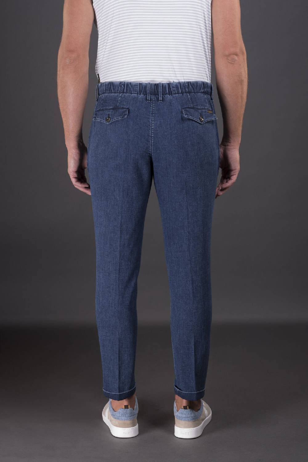 Moorer Pantaloni WILTON-32 LIGHT DENIM 2025