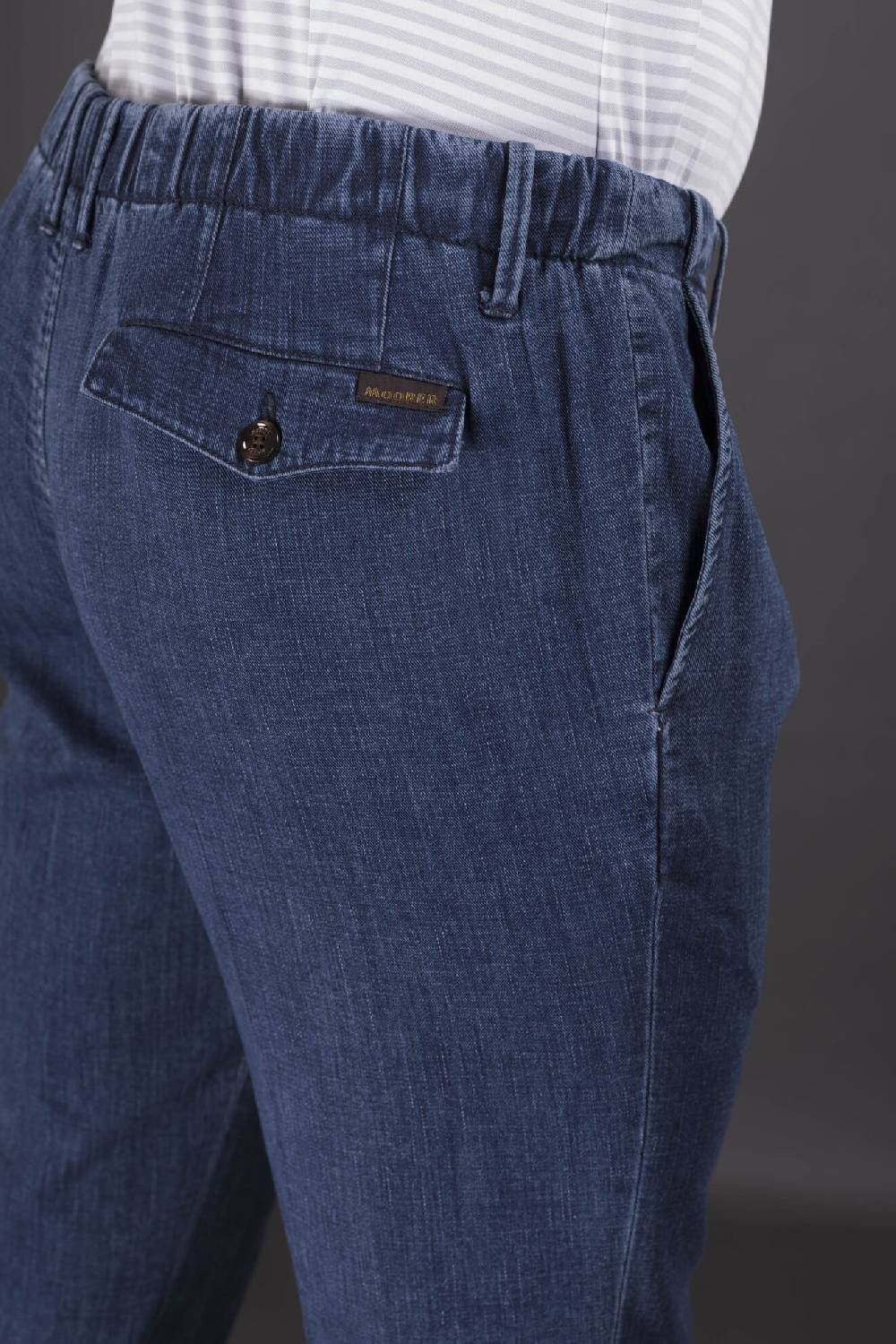 Moorer Pantaloni WILTON-32 LIGHT DENIM 2025