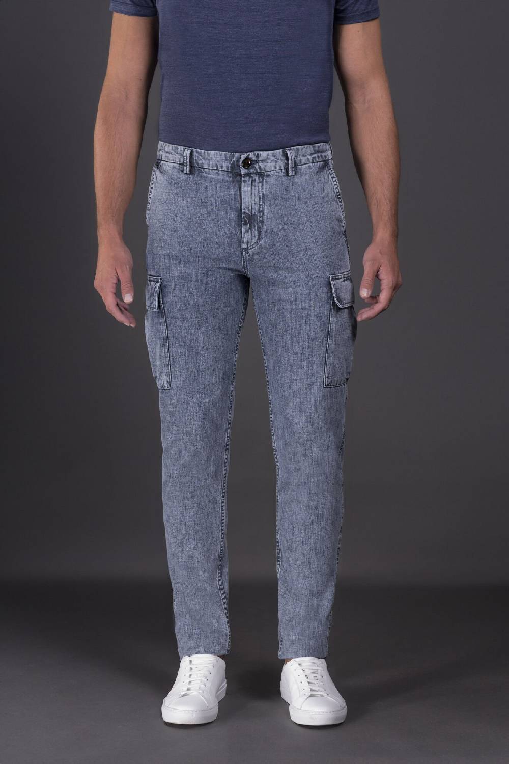 Moorer Pantaloni BRODY-01 NAVY/BLUE Spedizione Gratuita