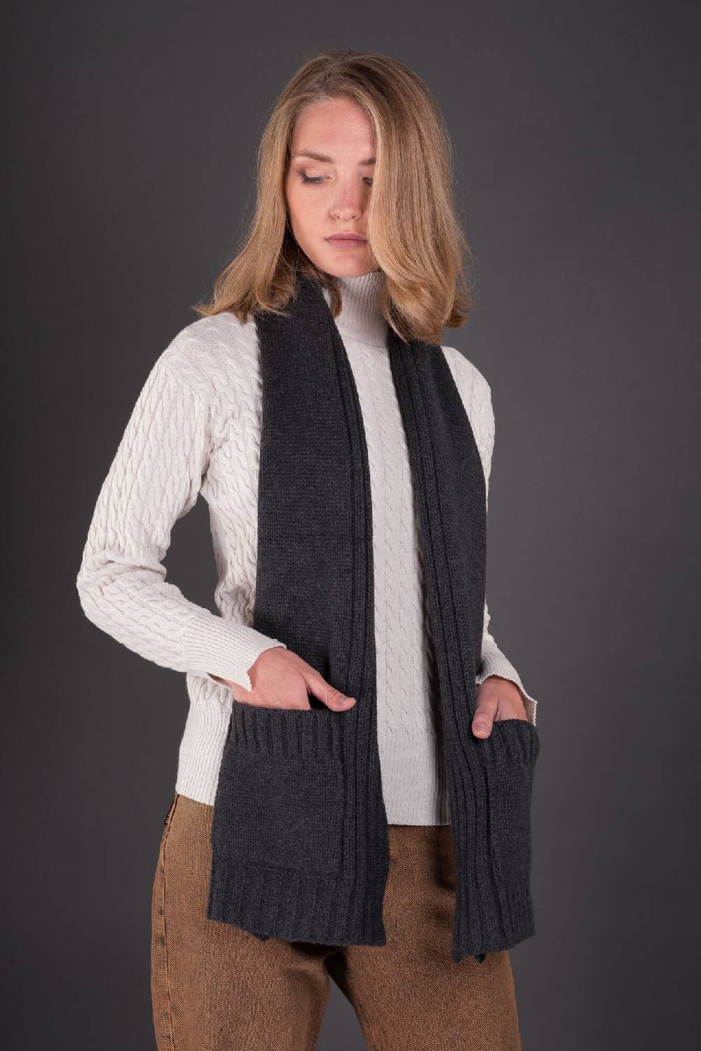 Moorer Guanti e Sciarpe SCARFPOKET-CWS Smaltimento dello stoccaggio