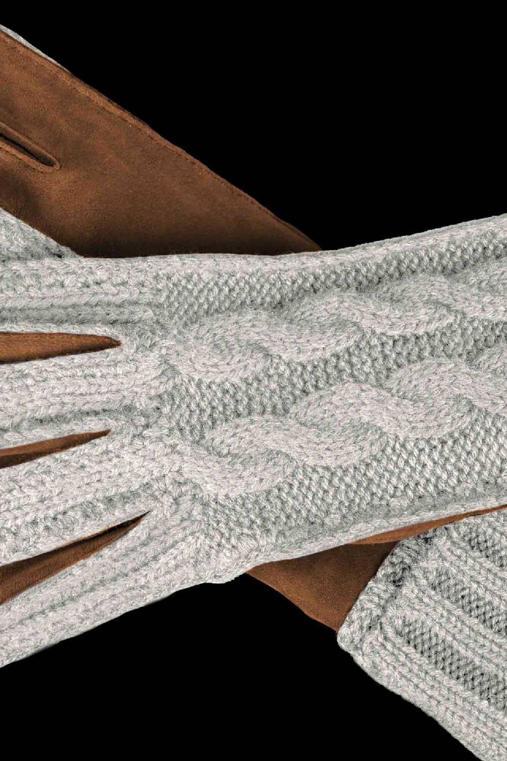 Moorer Guanti e Sciarpe GUANTO KNIT NABUK-KNT Grande vendita