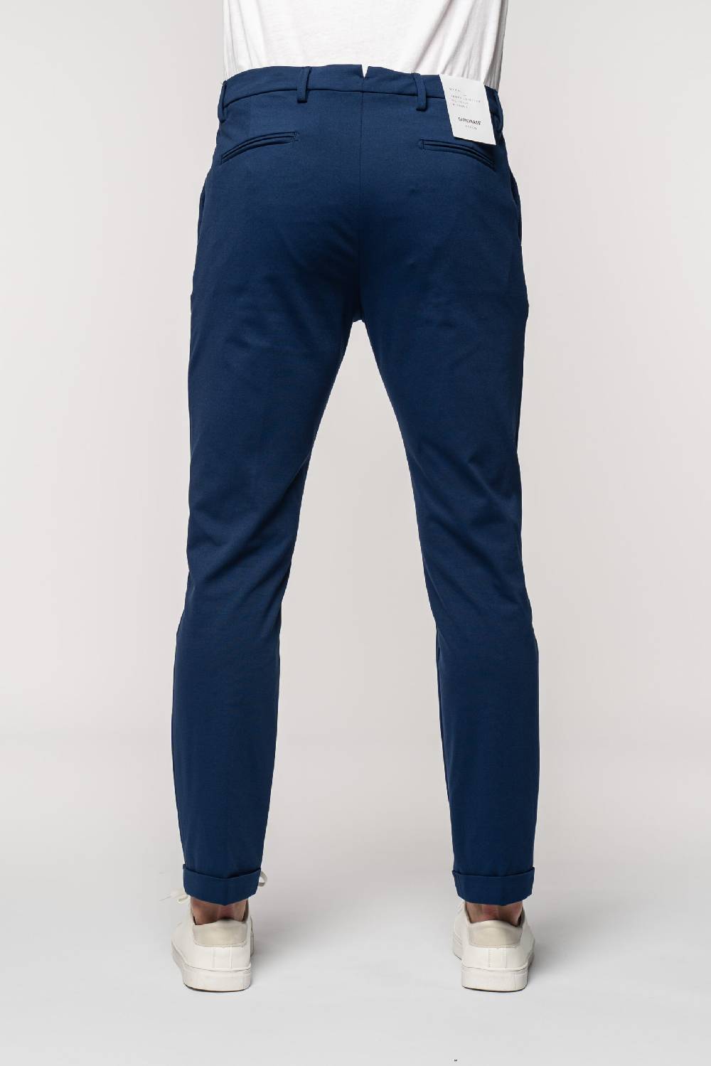Officina 36 Pantaloni in punto milano color denim Italy