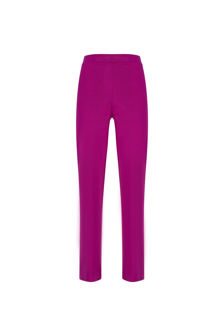 Oltre Tempo Pantalone gamba dritta in punto milano di viscosa Offerta