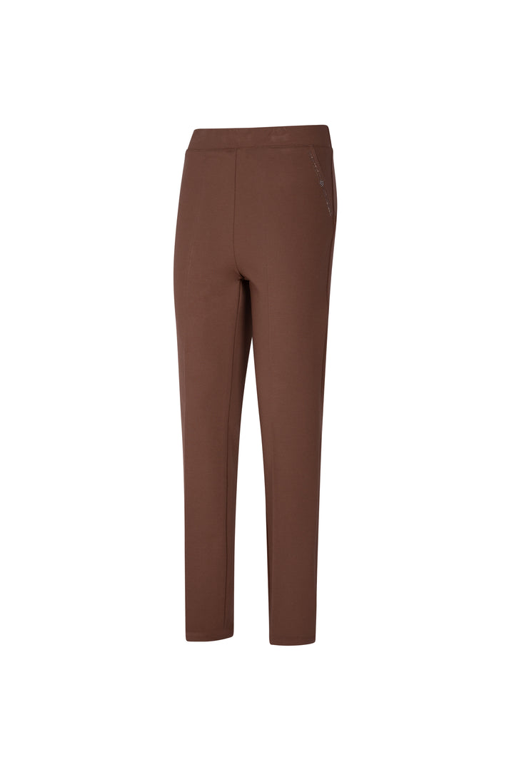 Oltre Tempo Pantalone in punto milano di viscosa con strass Online