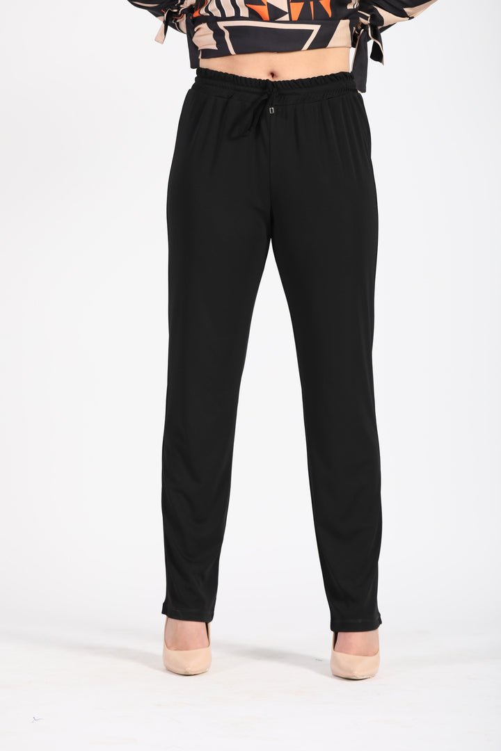 Oltre Tempo Pantalone in jersey con elastico in vita Nuova