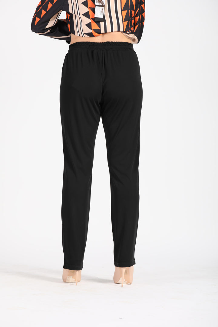 Oltre Tempo Pantalone in jersey con elastico in vita Nuova