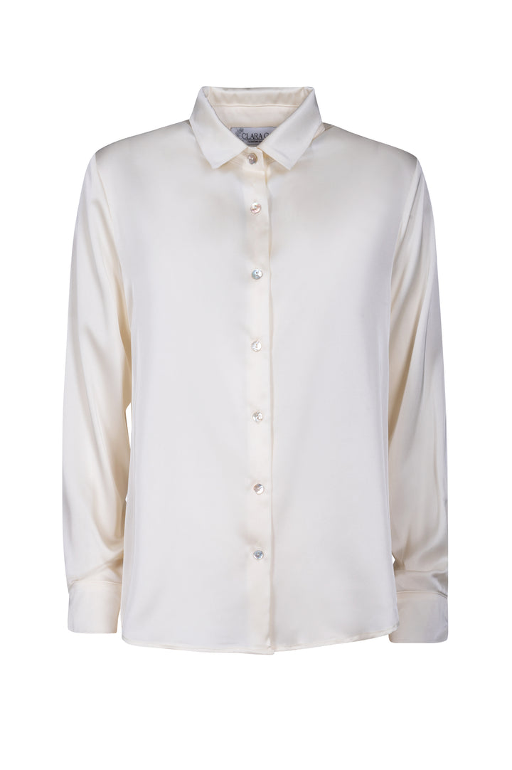 Oltre Tempo Camicia classica in raso Sconto