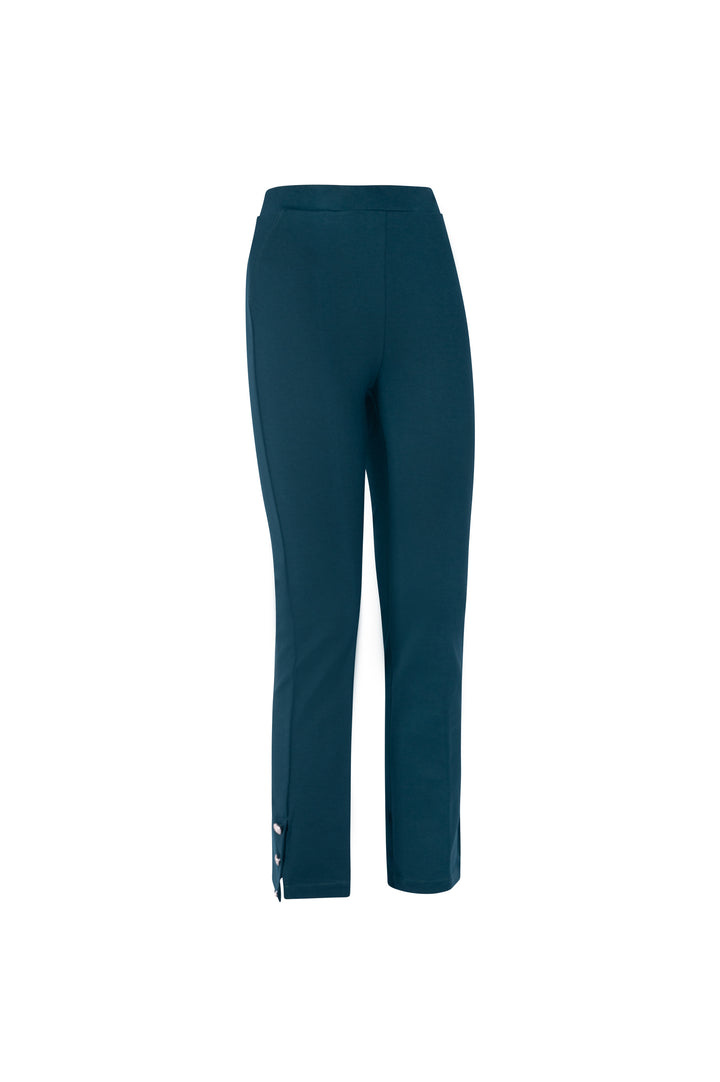 Oltre Tempo Pantalone in punto milano con bottoncini al fondo Hotsell