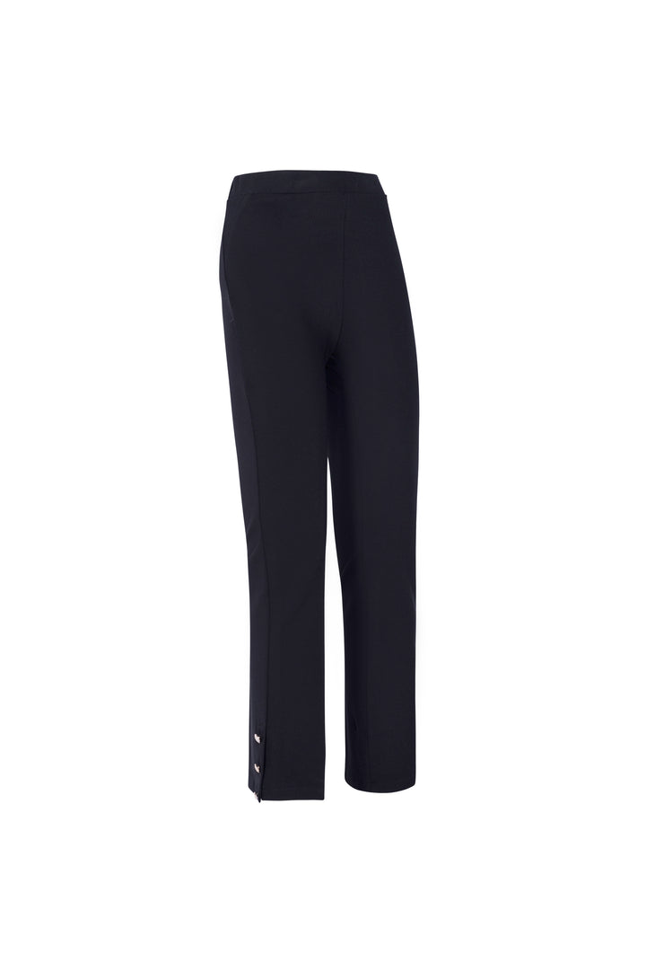 Oltre Tempo Pantalone in punto milano con bottoncini al fondo Hotsell