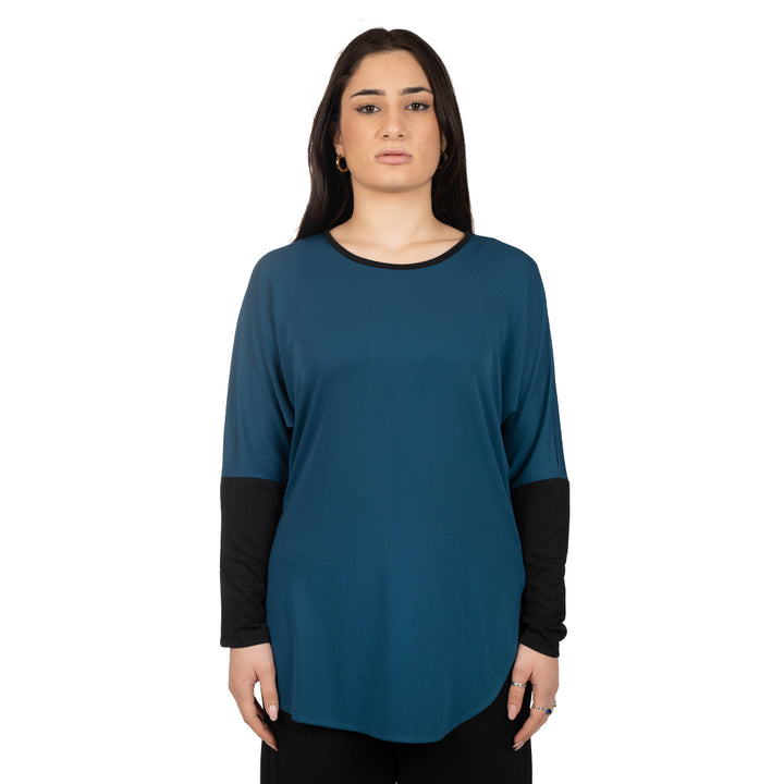 Oltre Tempo Maglia in jersey con contrasti Offerta