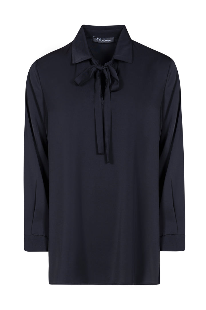 Oltre Tempo Camicia con colletto e fiocco Prezzo Ridotto