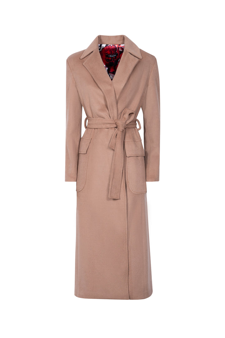 Oltre Tempo Cappotto in lana con tasche a toppa Grandi sconti