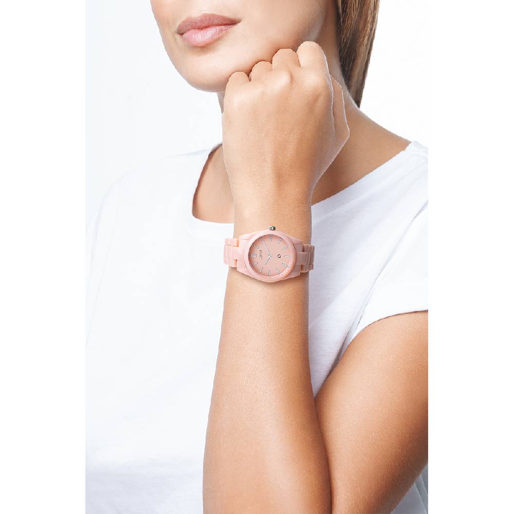 Opsobjects VIVID orologio con cassa e bracciale in plastica lucida Consegna Veloce
