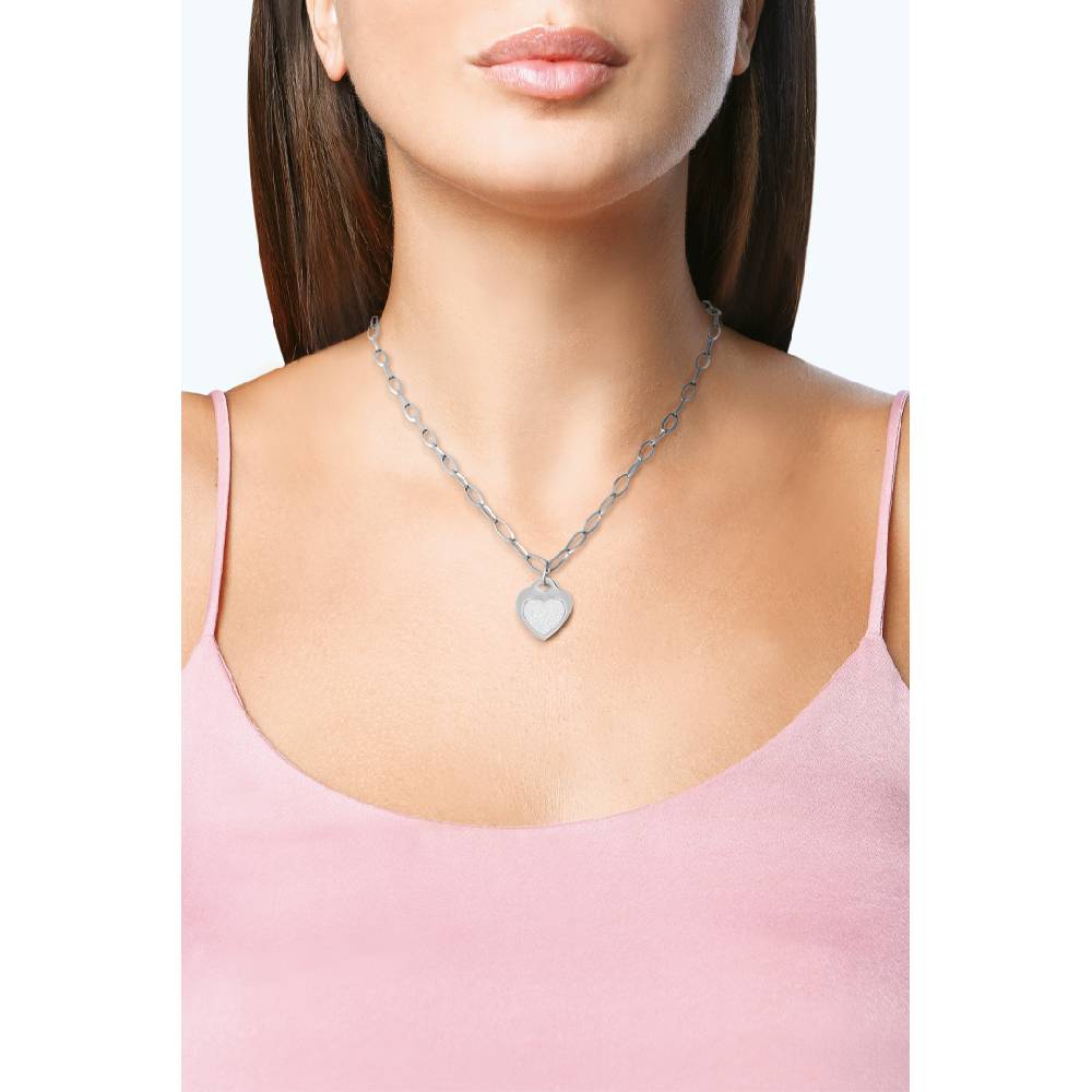 Opsobjects GLITTER HEART collana Affare Del Giorno