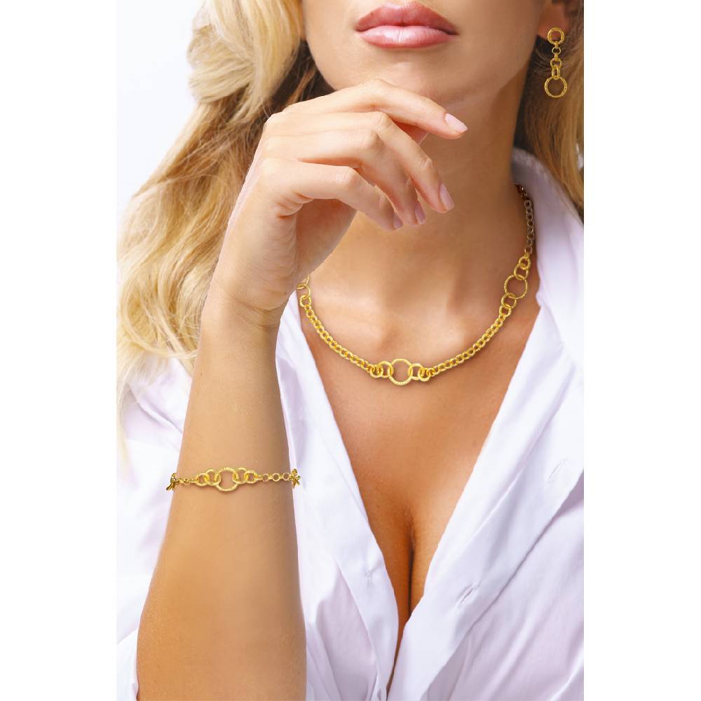 Opsobjects GRACE orecchini con cerchi diamantati Economico
