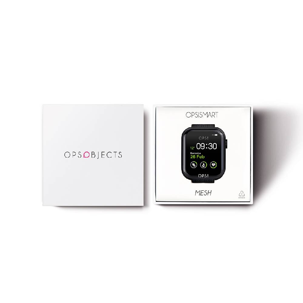 Opsobjects Smartwatch CALL con cinturino maglia Milano Qualità Garantita
