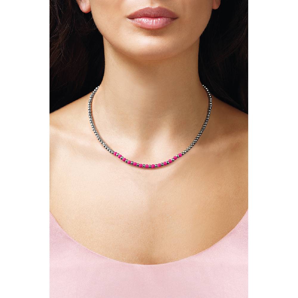 Opsobjects SANDY collana silver con smalto colorato Sconto