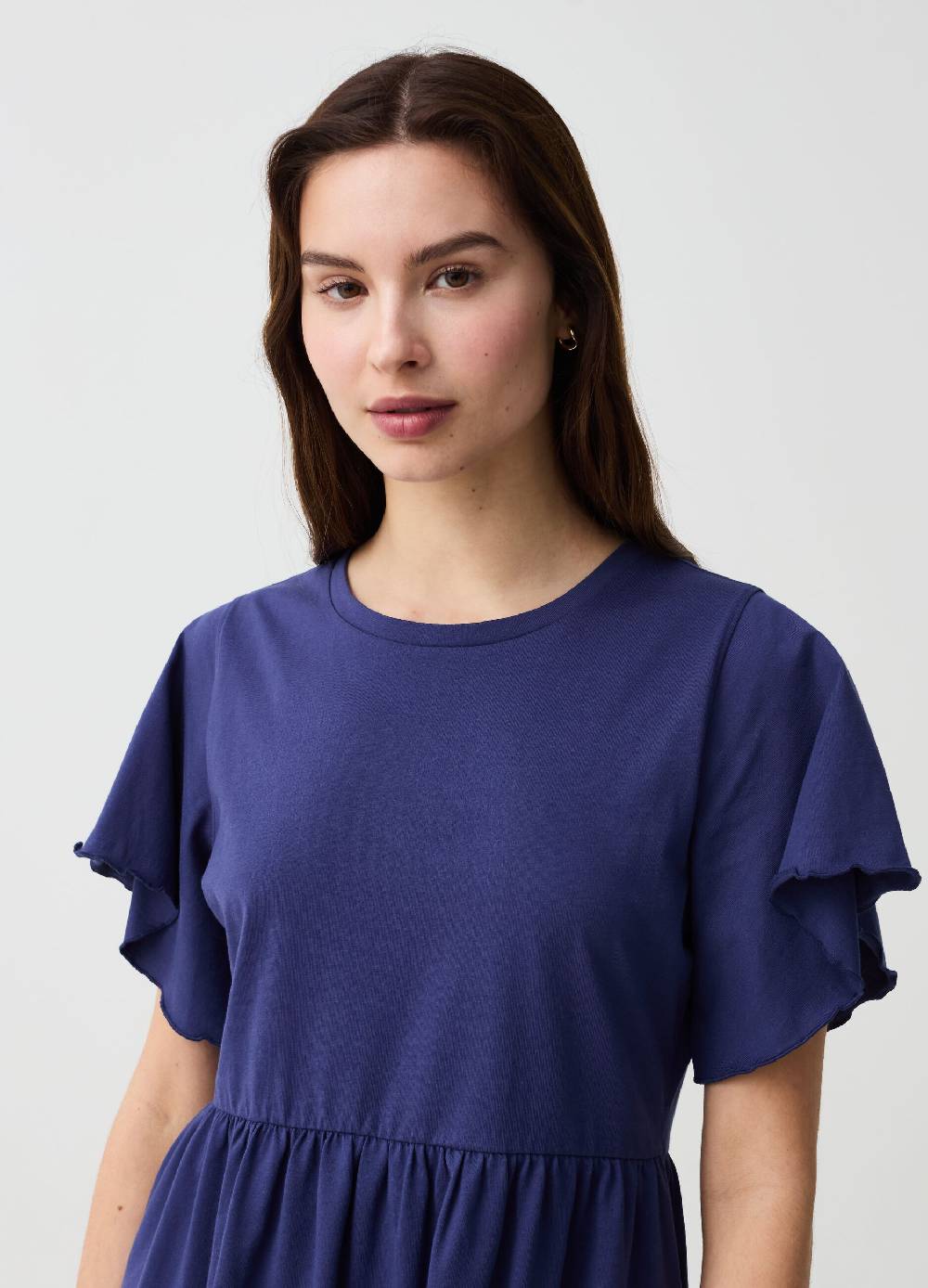 Ovs Vestito Essential corto con maniche a farfalla Hotsell