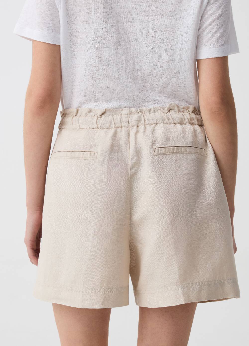 Ovs Shorts in lino e viscosa con pinces In Linea