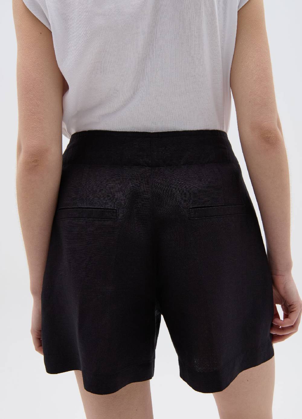 Ovs Shorts in lino e viscosa con pinces Nuovo