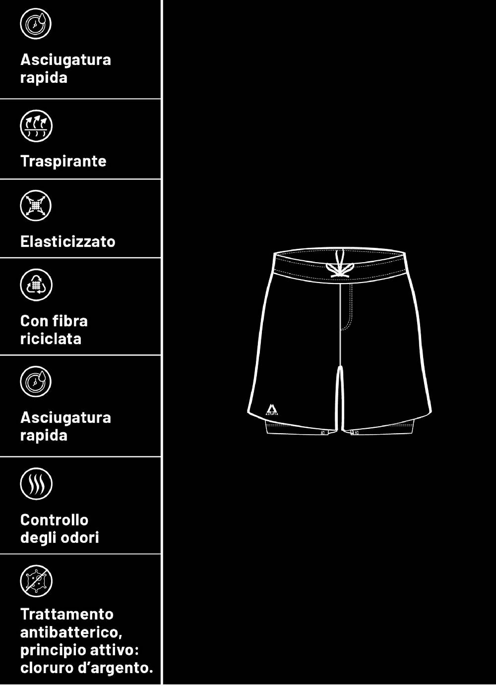 Ovs Shorts da trekking quick dry Altavia Vendita