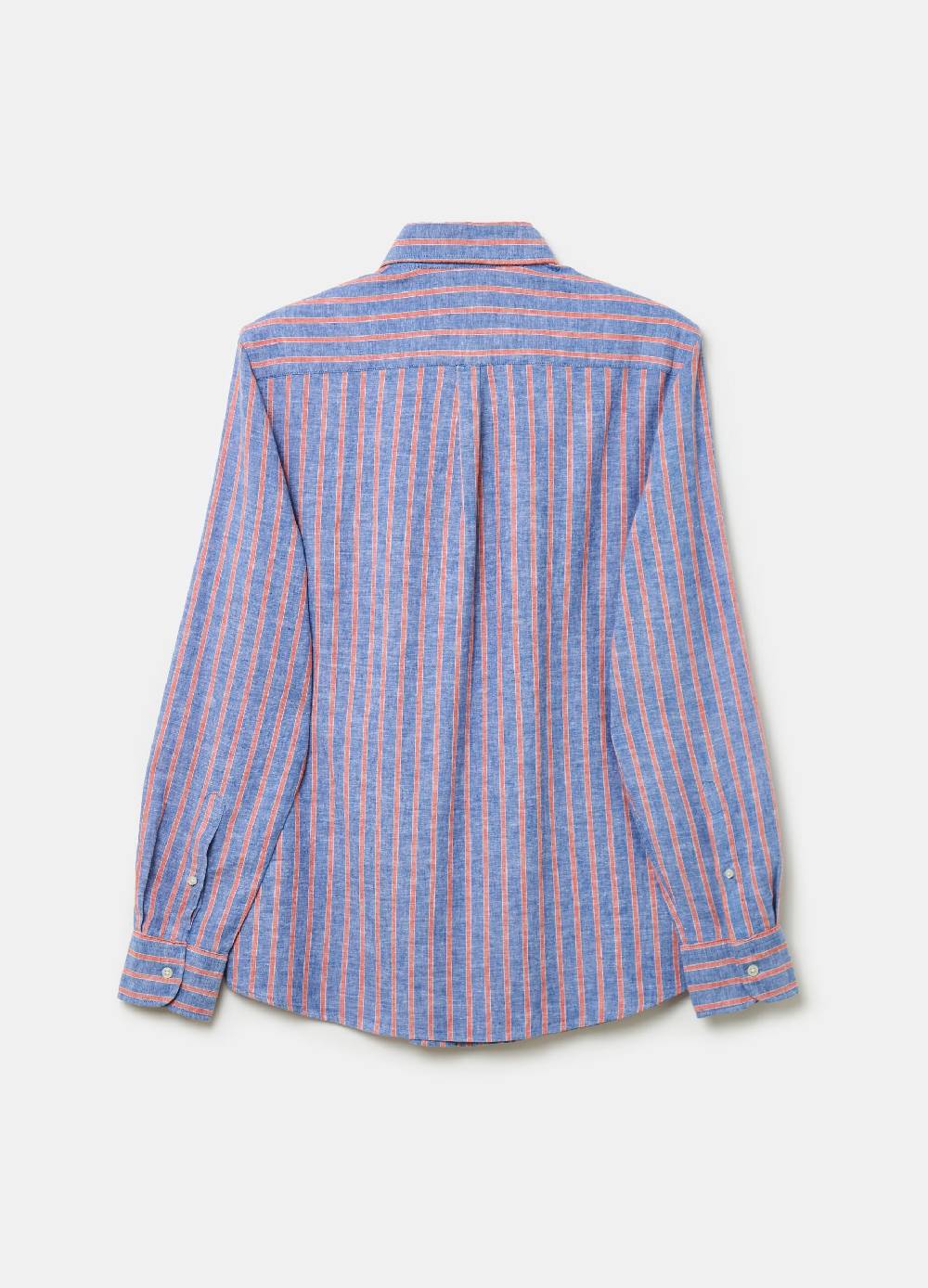 Ovs Camicia in lino e cotone a righe Negozi Online