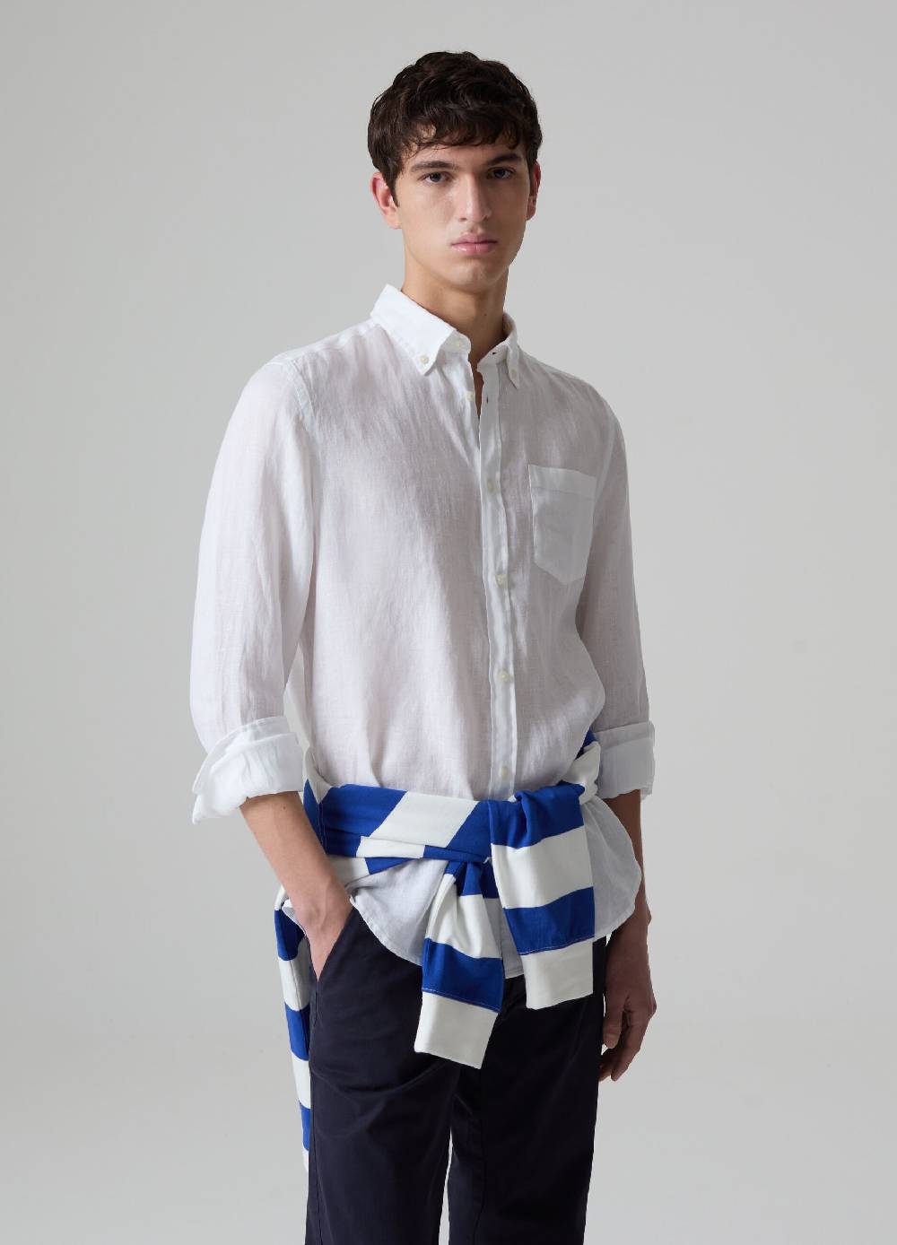 Ovs Camicia in lino con tasca Acquista Ora