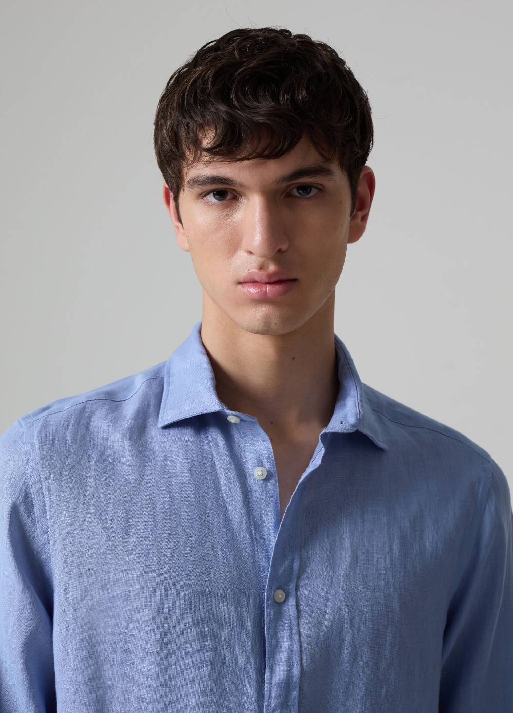 Ovs Camicia in lino tinta unita Consegna Veloce