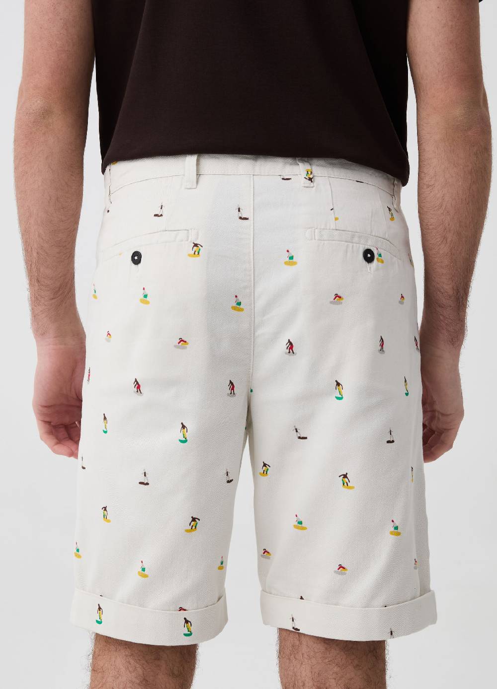 Ovs Bermuda chino con stampa surf Prezzo Ridotto