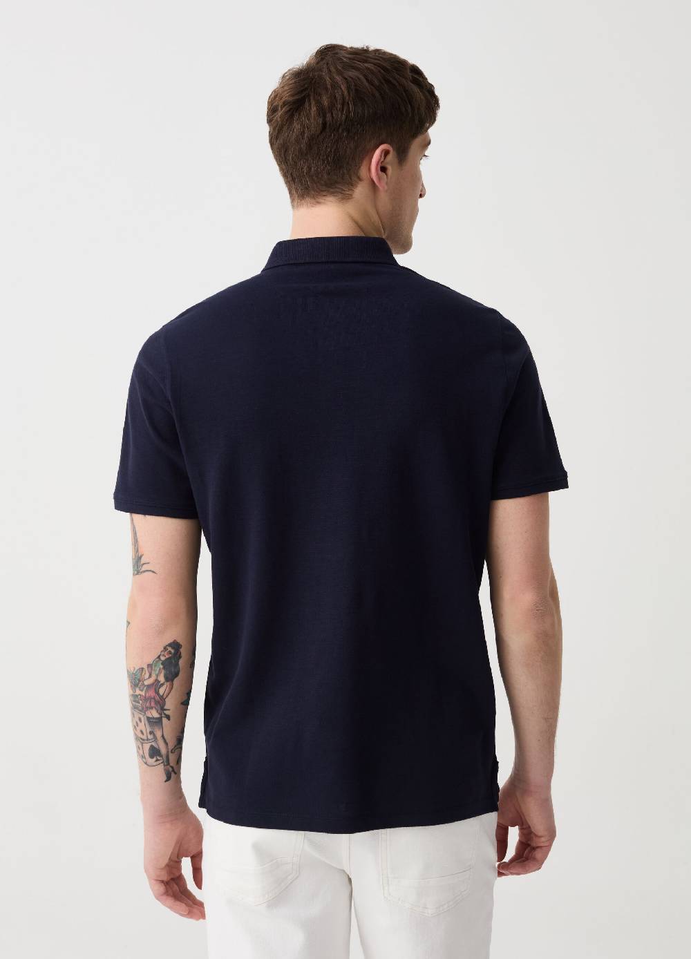 Ovs Polo in piquet tinta unita Online