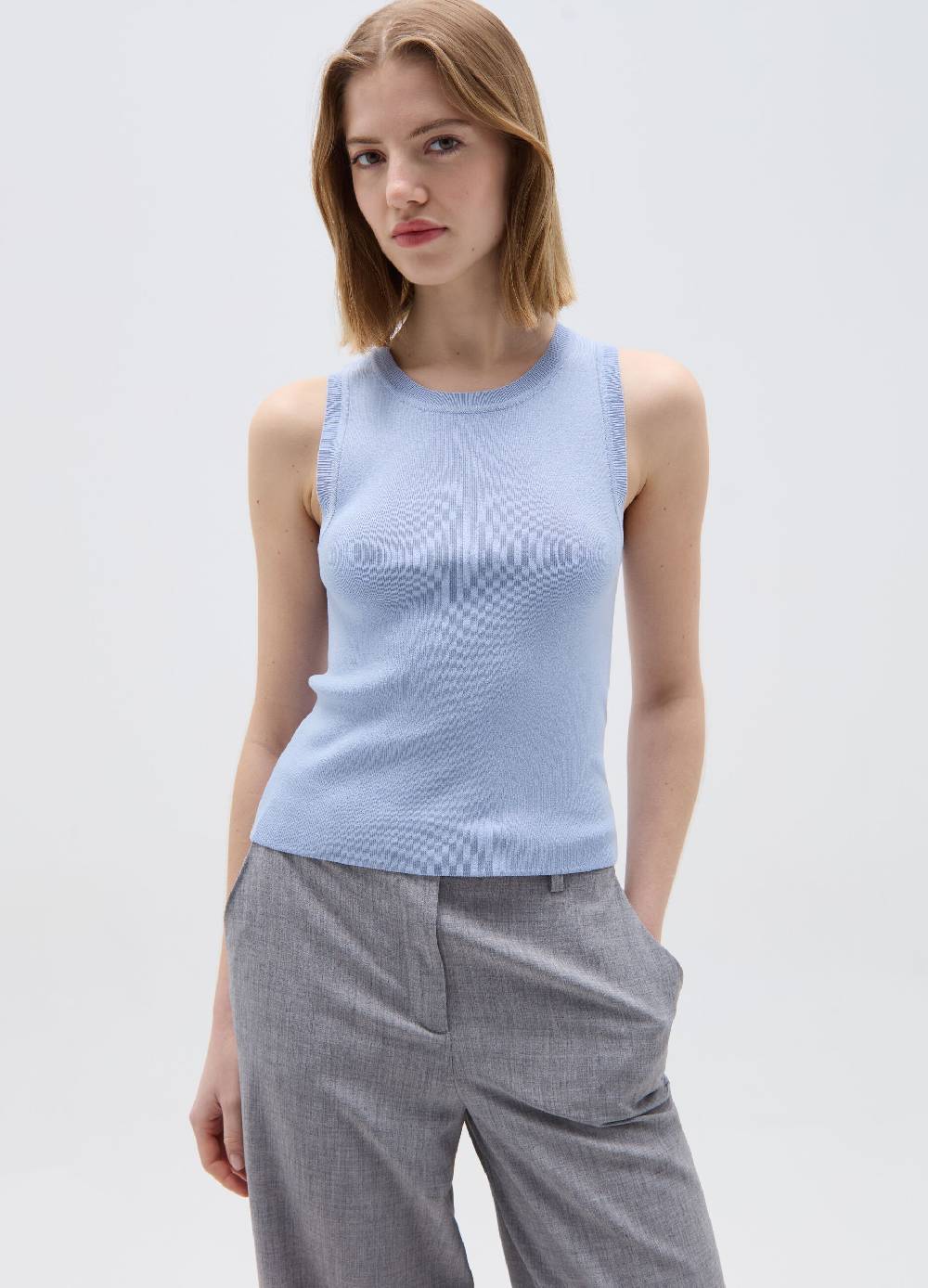 Ovs Tank top in crêpe tinta unita Hotsell